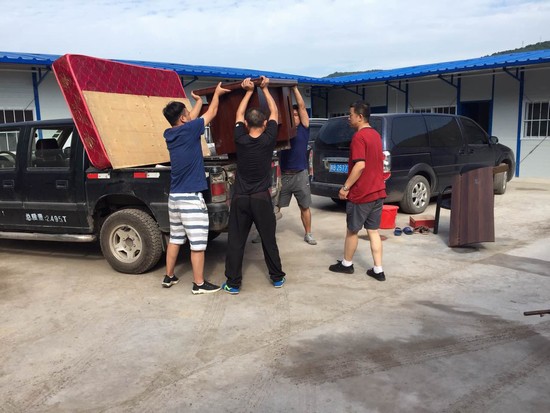 礦建三公司雙龍項目部喜遷新址