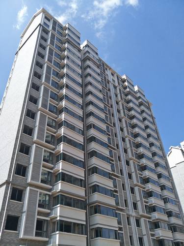 銅煤一號住宅小區牡丹園1#、2#、3#樓順利交工