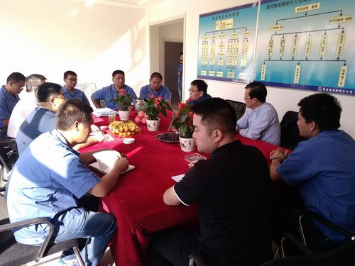 建設集團副總經理王明智一行指導靖神鐵路項目建設