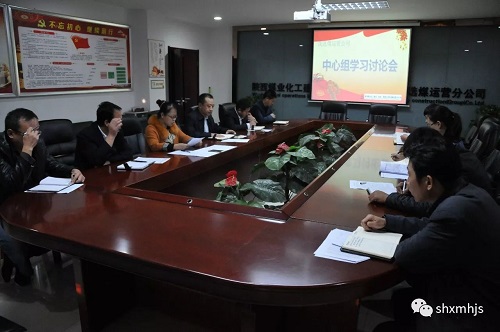 洗選煤運(yùn)營公司黨政領(lǐng)導(dǎo)班子“議發(fā)展”