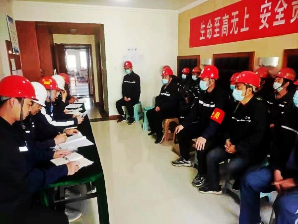 陜煤建設澄合分公司第一機電安裝隊工程施工+承攬兩手用力取得實效